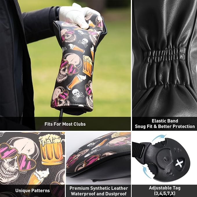 FINGER TEN Golf Club Head Covers - Image 4