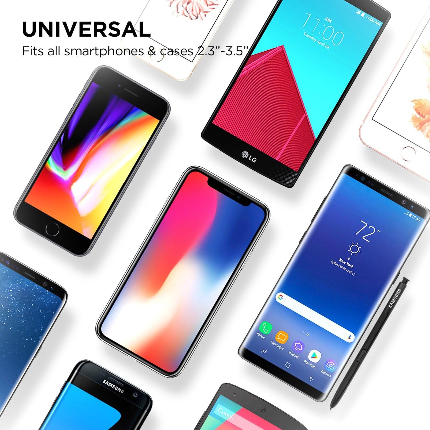 iOttie Easy One Touch Classic Dash & Windshield Universal Car Mount Phone Holder Desk Stand for iPhone, Samsung, LG, Moto and other Smartphones