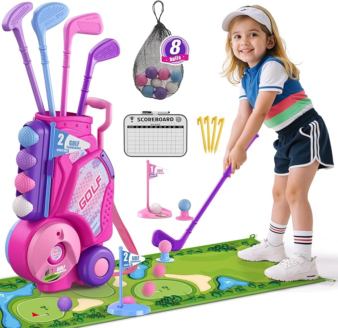 Toddler Golf Set 2-4 Years, Kids Golf Club by HYES