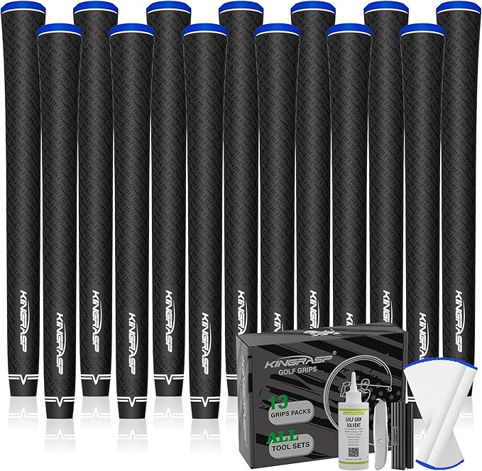 Multi Compound Golf Grips，13 Grips Set, Soft Rubber Golf Clubs Grips, Anti-Slip by ElevateYourGamewithPremiumGolfGrips