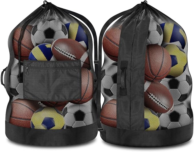 BROTOU 40" x 30" Extra Large Sports Ball Bag, Upgrade Thicken Ball Bags by BROTOU