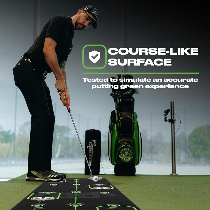 Back 2 Basics 10ft Golf Putting Mat - Image 5