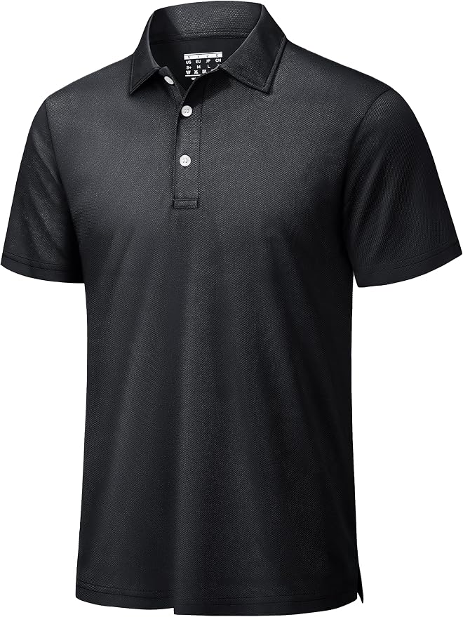 TACVASEN Mens Golf Shirt Dry Fit Mens Polo Shirts Short Sleeve Performance Golf by TACVASEN