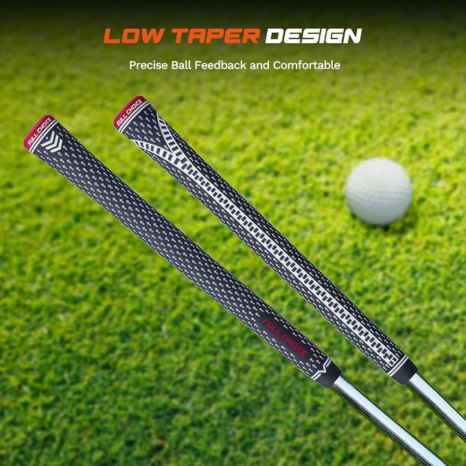 Rubber Golf Grips 13 Pack, Concise Fashion Design, Choose from 13 Grips Set or - Image 3