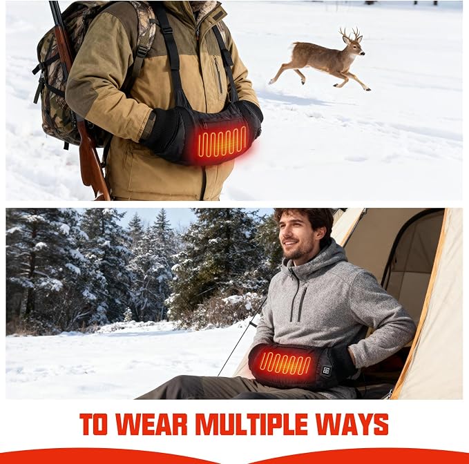 Heated Hand Warmers Pouch 10000mAh Electric Heated Hand Muff - Image 4