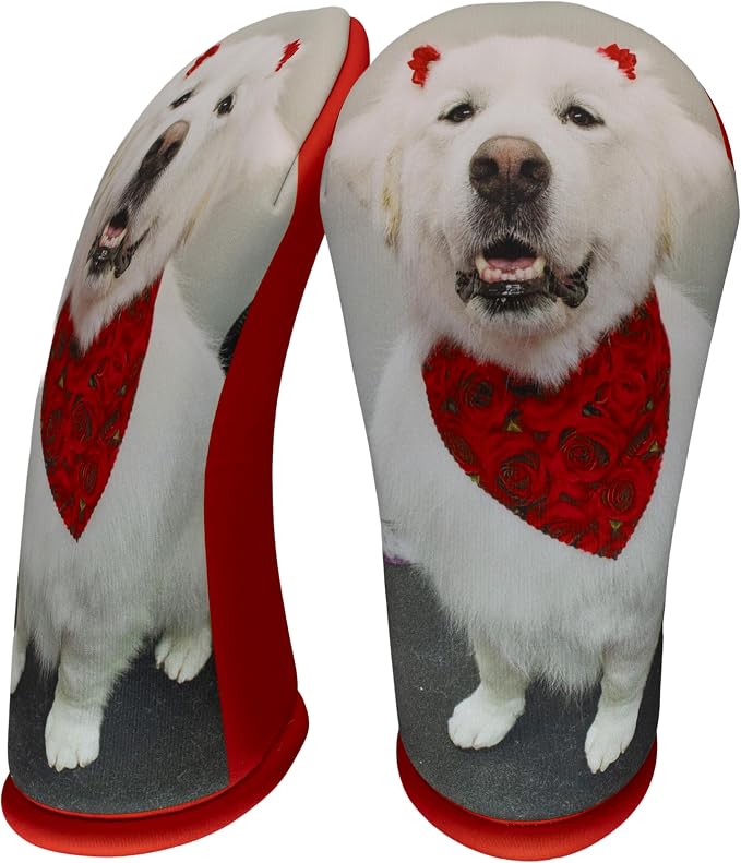 Custom Golf Driver Head Cover for Dogs – Personalized Pet Photo, Name & Text | - Image 7