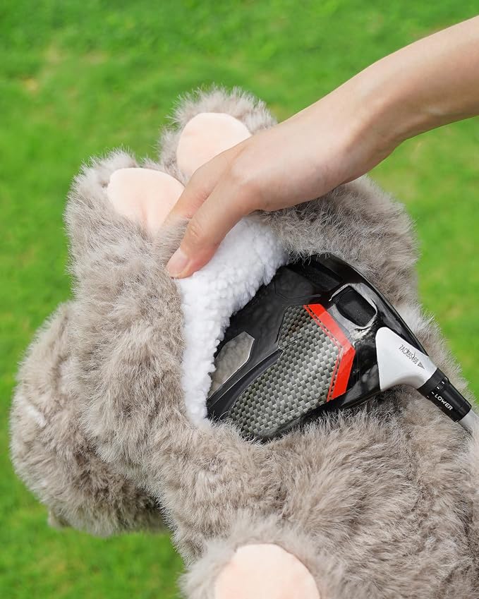 Big Teeth Funny Plush Driver Headcover Animal, Groundhog Gopher Penguin Driver - Image 6