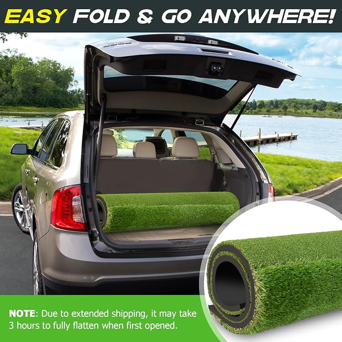 Bltend Dual Turf Golf Mat 31mm: 5x5ft/5x4ft Heavy-Duty Golf Hitting Mats - Image 3