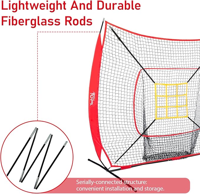 7×7FT Baseball net, Pitching net - Image 6
