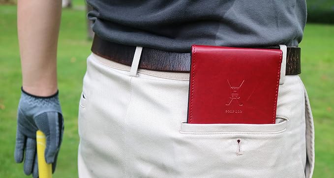 Handy Picks Leather Golf Scorecard Holder | Yardage Book Cover | Scorecard n - Image 2