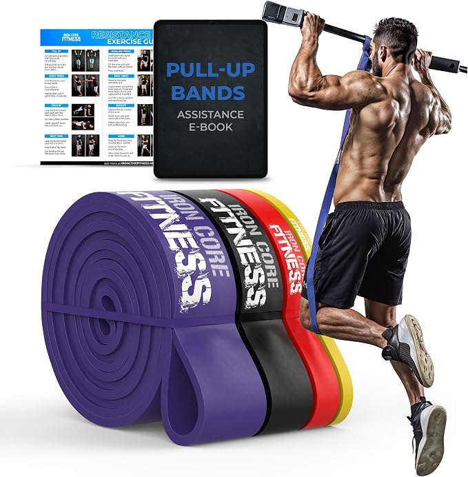 Pull Up Assistance Resistance Bands by IronCoreFitness