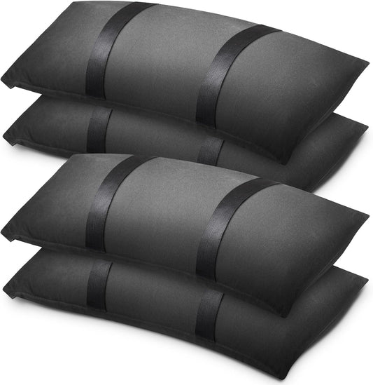 200 LBS Umbrella Base Weight Sandbags, Sand Bags for Weight, 4 Packs Fillable Sandbags for Umbrella Base, Weatherproof Furniture Heavy Duty Weight Bags For Cantilever Patio Umbrella Trampoline Garden