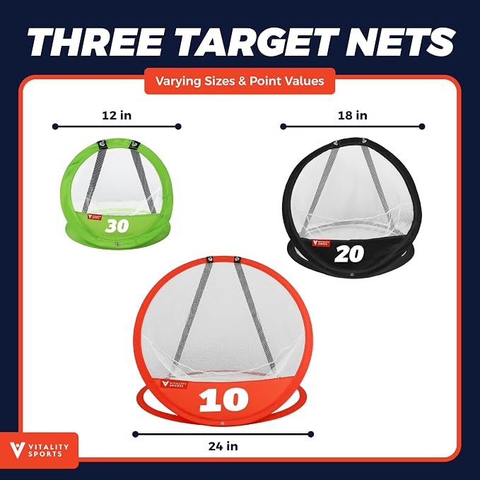 Vitality Sports Golf Chipping Net, Indoor Outdoor Chipping Game - Image 2
