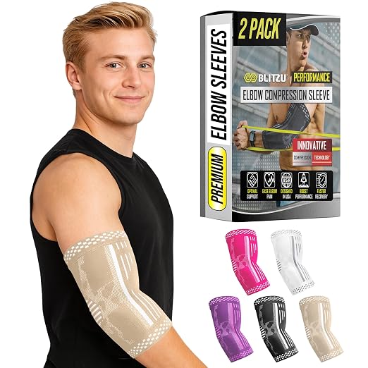 BLITZU Elbow Compression Sleeve by BLITZU
