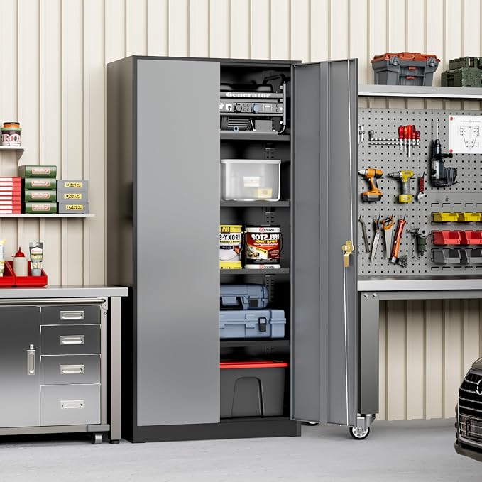 Greenvelly Metal Storage Cabinet - Image 6