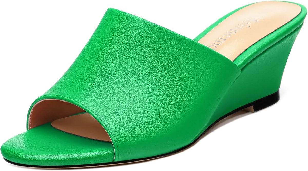 Wedge Sandals for Women Open Toe Wedge Heels Womens Matte High Heel Sandal by Heisnemca