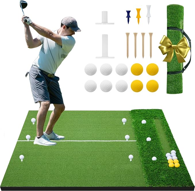 5x4 ft Premium Dual-Turf Golf Mat by Neoaider