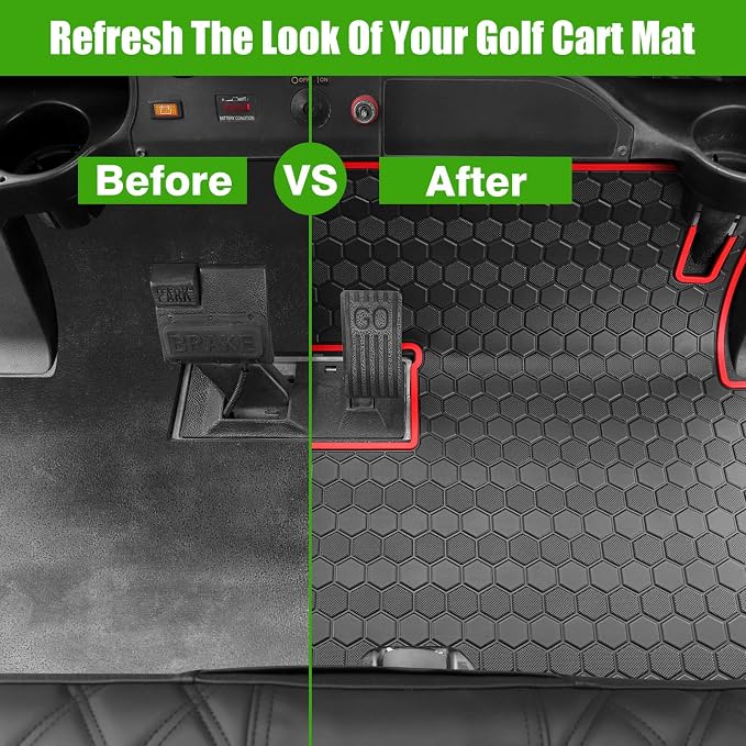 Club Car Precedent Golf Cart Full Coverage Floor Liner Mat, Fits Club Car - Image 6