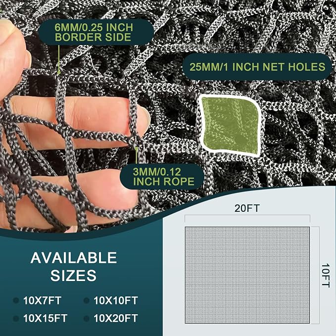Golf Netting 7Ft, 20Ft Golf Practice Net - Image 3