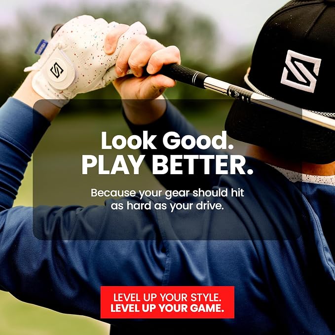 Premium Golf Glove | 100% AAA Cabretta Leather | Cool Golf Gloves Men | Serious - Image 7