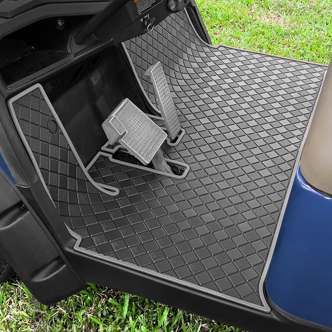 Golf Cart Floor Mat for Yamaha, Customize Non-Slip Full Coverage Liner Matt by RIZINKART
