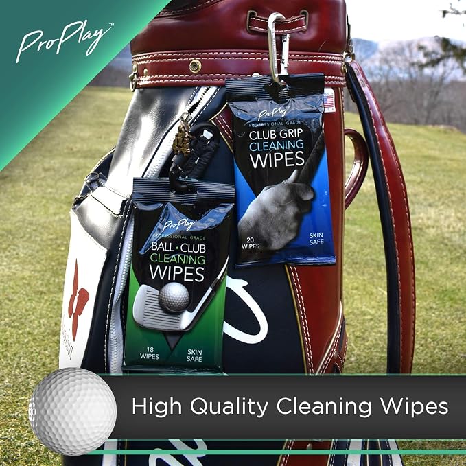 ProPlay Ball & Club Cleaning Wipes | Powerful Cleaner Removes Dirt, and Sand | - Image 5