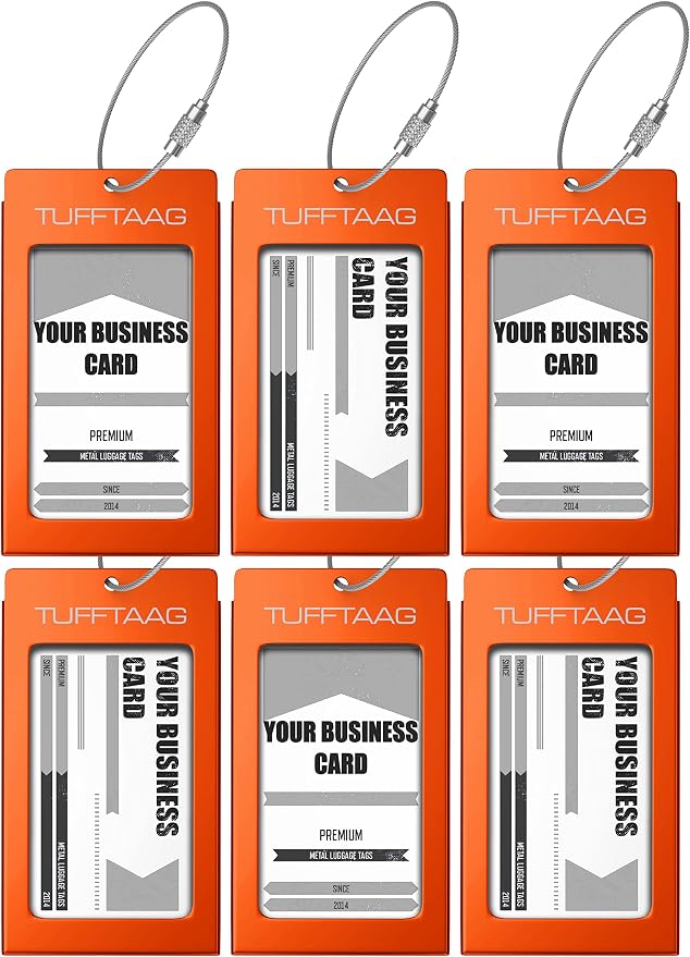 Luggage Tags Business Card Holder by TUFFTAAG by ProudGuy