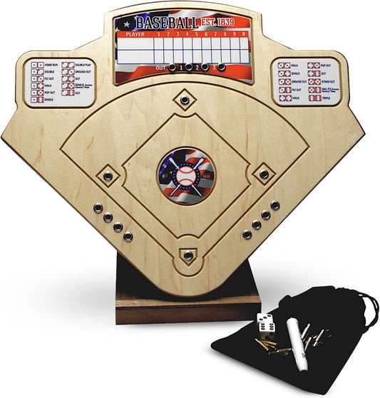 Across The Board Patriotic Baseball Game, Fun Baseball Gifts for 2 Players, Indoor & Outdoor Family Bonding Activities, Fun Entertainment for Family Gatherings, Events & More Game