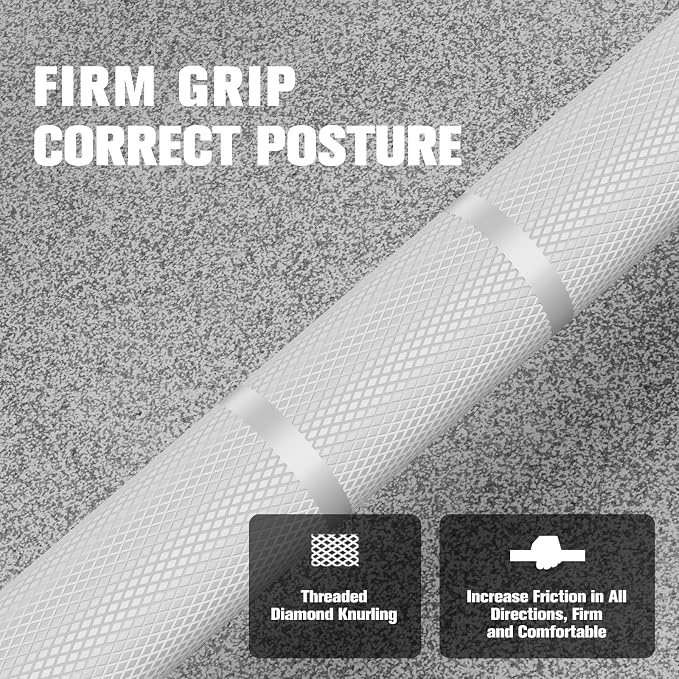 RITFIT 7FT Olympic Barbell for Strength and Weightlifting Training - Image 6