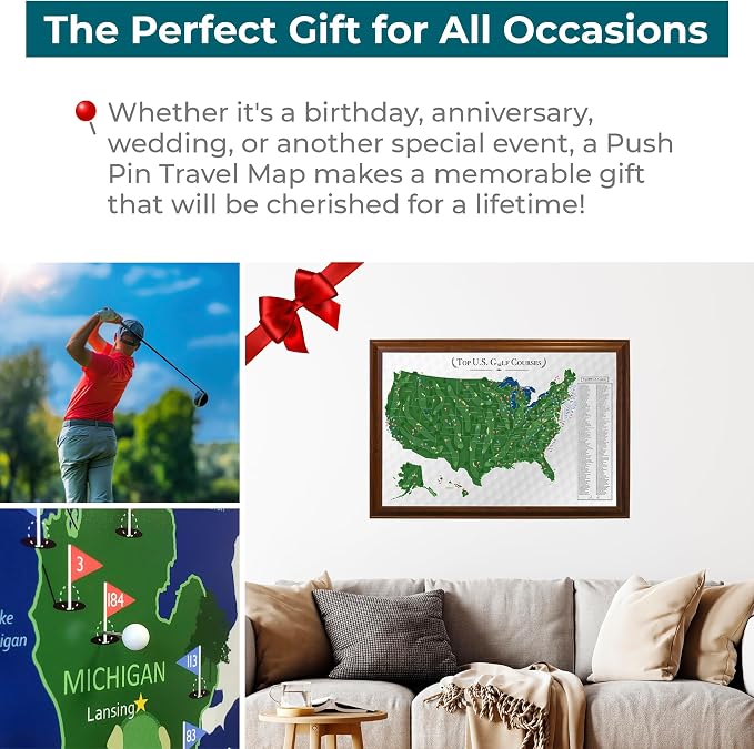 Push Pin Travel Maps Customizable Wall Art - Image 6