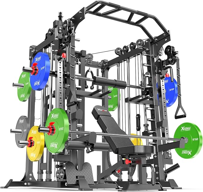 Smith Machine，Multi-Function Squat Rack Power Cage by Specializedfitnessequipment