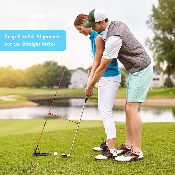 Golf Alignment Stick Holder, Golf Swing Plane Trainer - Image 4
