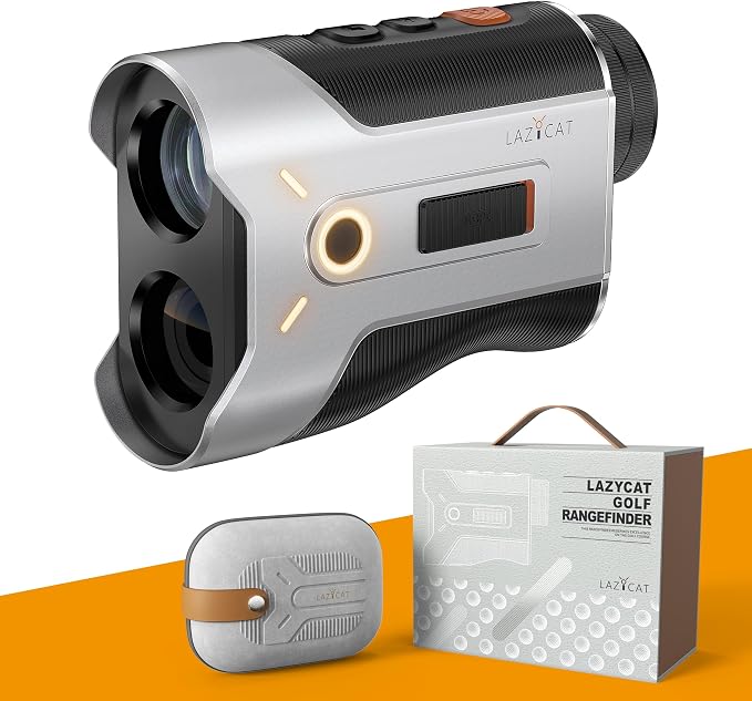 LAZYCAT Golf Rangefinder with Slope, 1200 Yards Laser Range Finder Golfing by LAZYCAT-GolfRangefinder