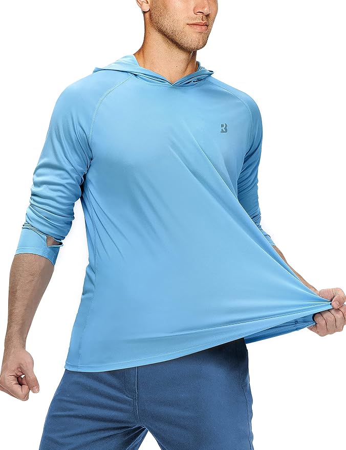 Roadbox UPF 50+ Fishing Shirts for Men, Long Sleeve UV Sun Protection Hoodie - Image 3