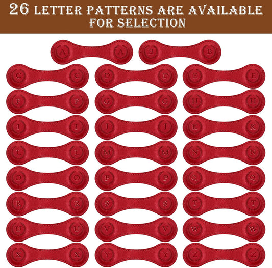 Handmade Personalized Leather Magnetic Bookmark - Custom Initial Letter Design with 26 Alphabet Choices - Durable Bookmark for Readers, Book Lovers, Women & Kids