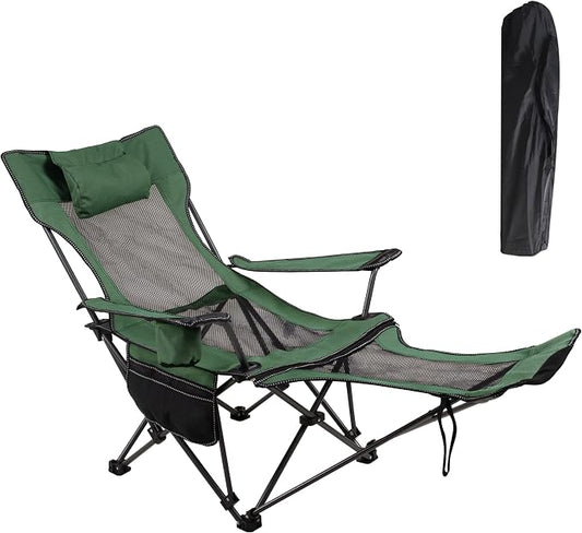 LEADALLWAY Camping Folding Chair by LEADALLWAY