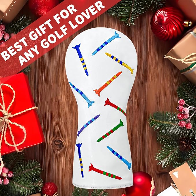 Colorful Nails Style Golf Half Mallet Putter Cover Headcover, Golf Putter Club - Image 5