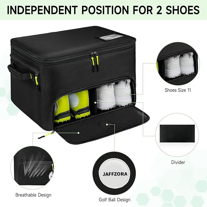 Golf Trunk Organizer, 2 Layers Golf Accessories Bag - Image 3