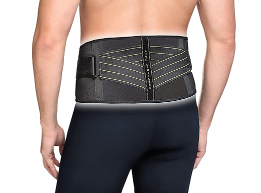 Copper Fit Pro Back Support, Large/X-Large, Unisex Waist Size 39”-50” by CopperFit