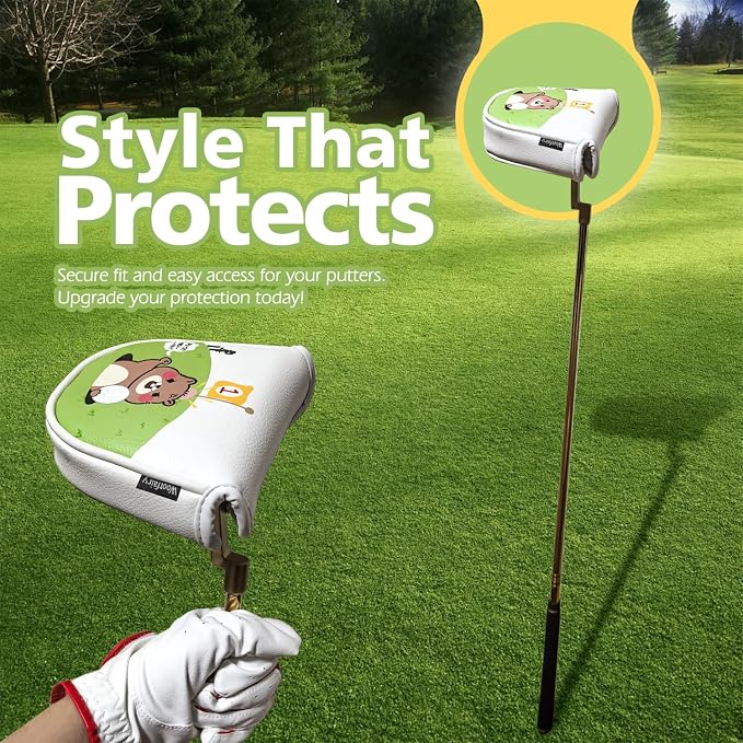 Golf Club Cover for Driver Fairway Wood Hybrid Mallet Putter Cover, Wootfairy - Image 6