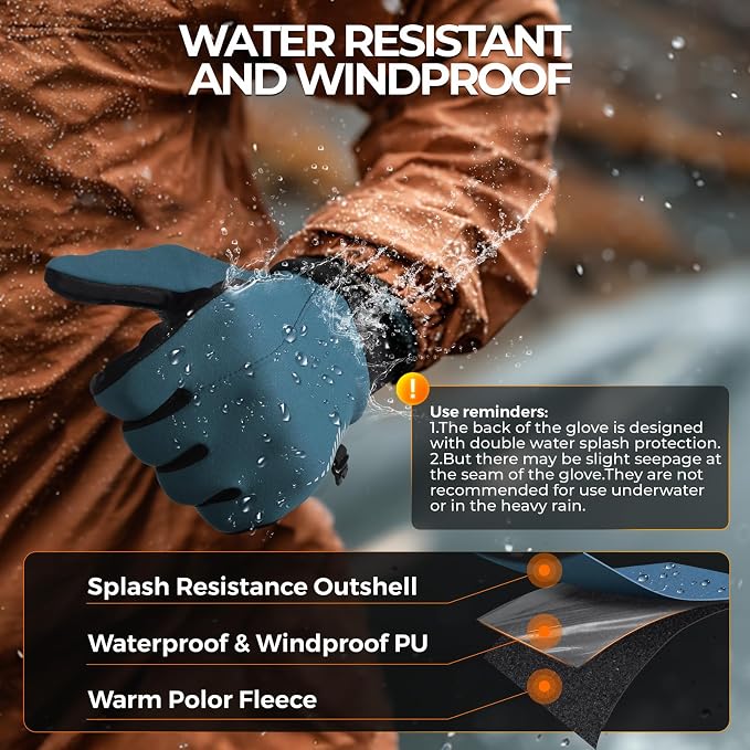 rivmount Winter Gloves Women Men - Image 4