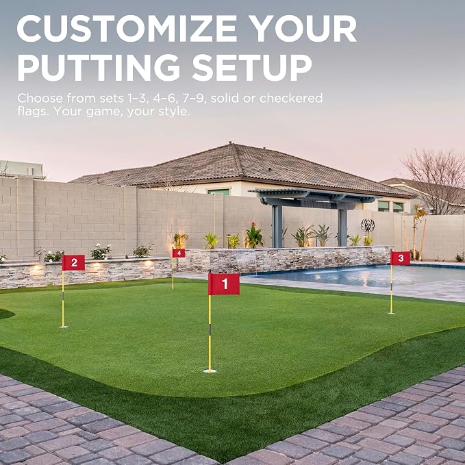 KINGTOP Golf Flagstick Mini, Putting Green Flag - Image 9