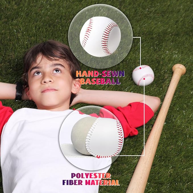 12 Pack Standard Size T-Ball Training Baseballs - Image 3