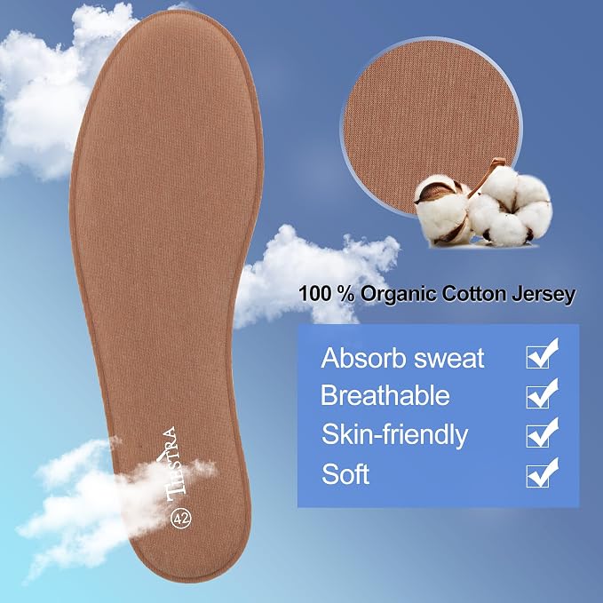 2 Pair -Shoe Inserts for Mens Memory Foam Insoles, Replacement Insoles for Work - Image 4