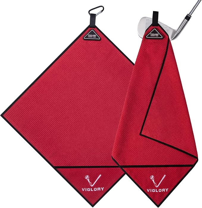 Magnetic Golf Towel for Bag 18" x 18" by VIGLORY