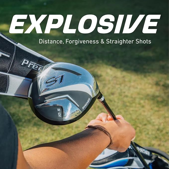 Precise S7 Men’s 18-Piece Golf Set – Titanium Driver, 5-SW Irons, Stand Bag - Image 3