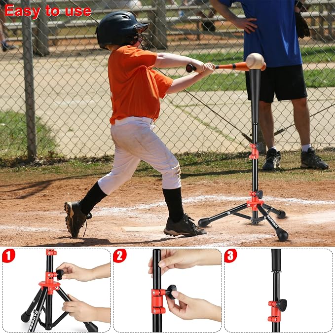 Baseball Tee for Kids, Batting Tee, Softball Tee, Youth Hitting Tee, Teeball Tee - Image 4