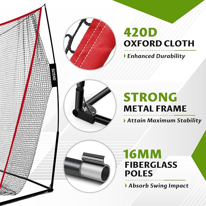 Bltend Golf Net: 10x7ft Golf Practice Nets - Image 3
