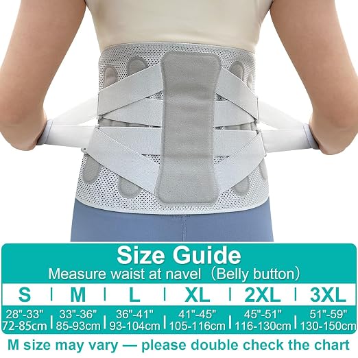 Advanced Back Brace for Lower Back Pain Relief, Fully Adjustable, Breathable - Image 4