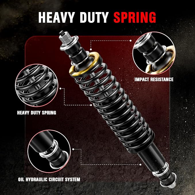 EZGO TXT Shocks, Golf Cart Front/Rear Shock Absorber, Golf Cart Heavy Duty Coil - Image 5